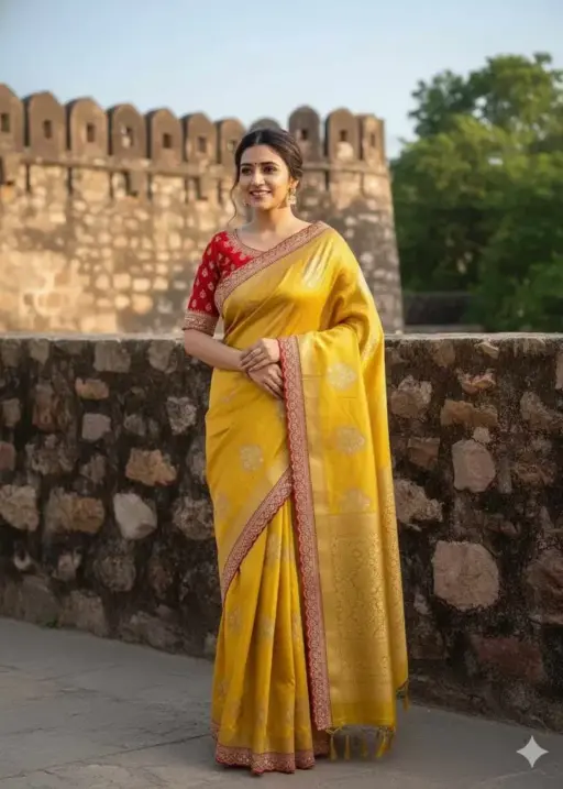 Kc 210 Soft Flowing Pure Dola Silk Saree Festival Collection
