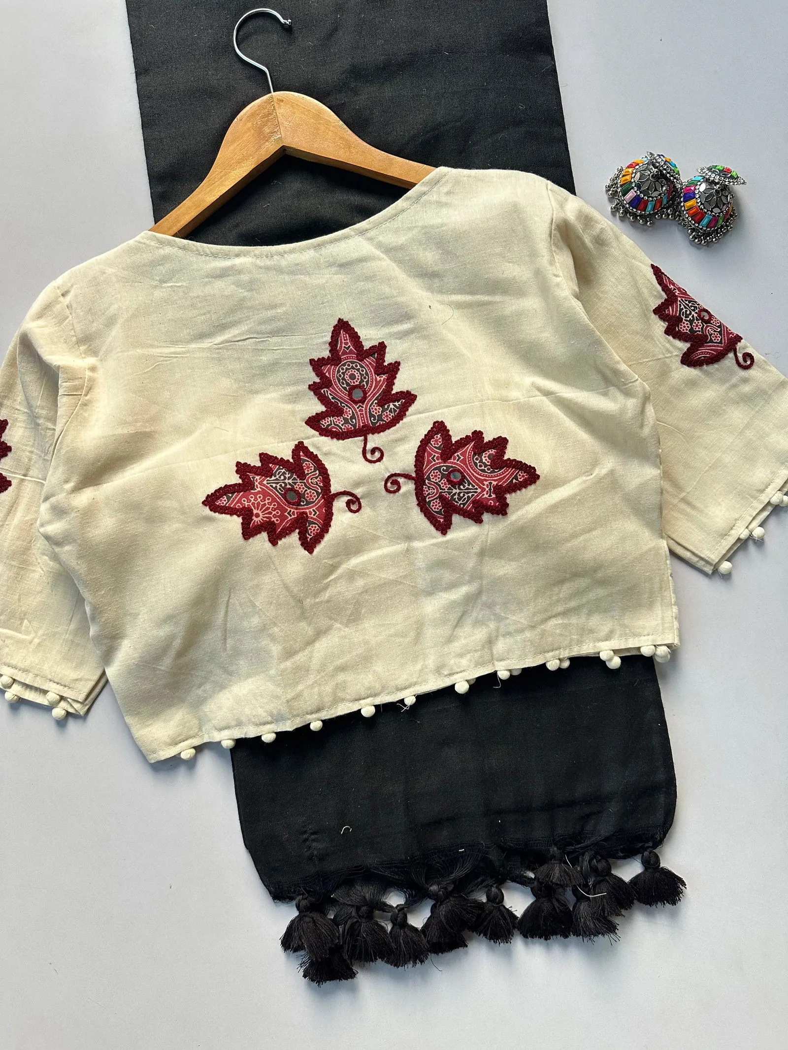 Khadi Vol 5 Cotton Saree with Apllic Blouse Design Collection