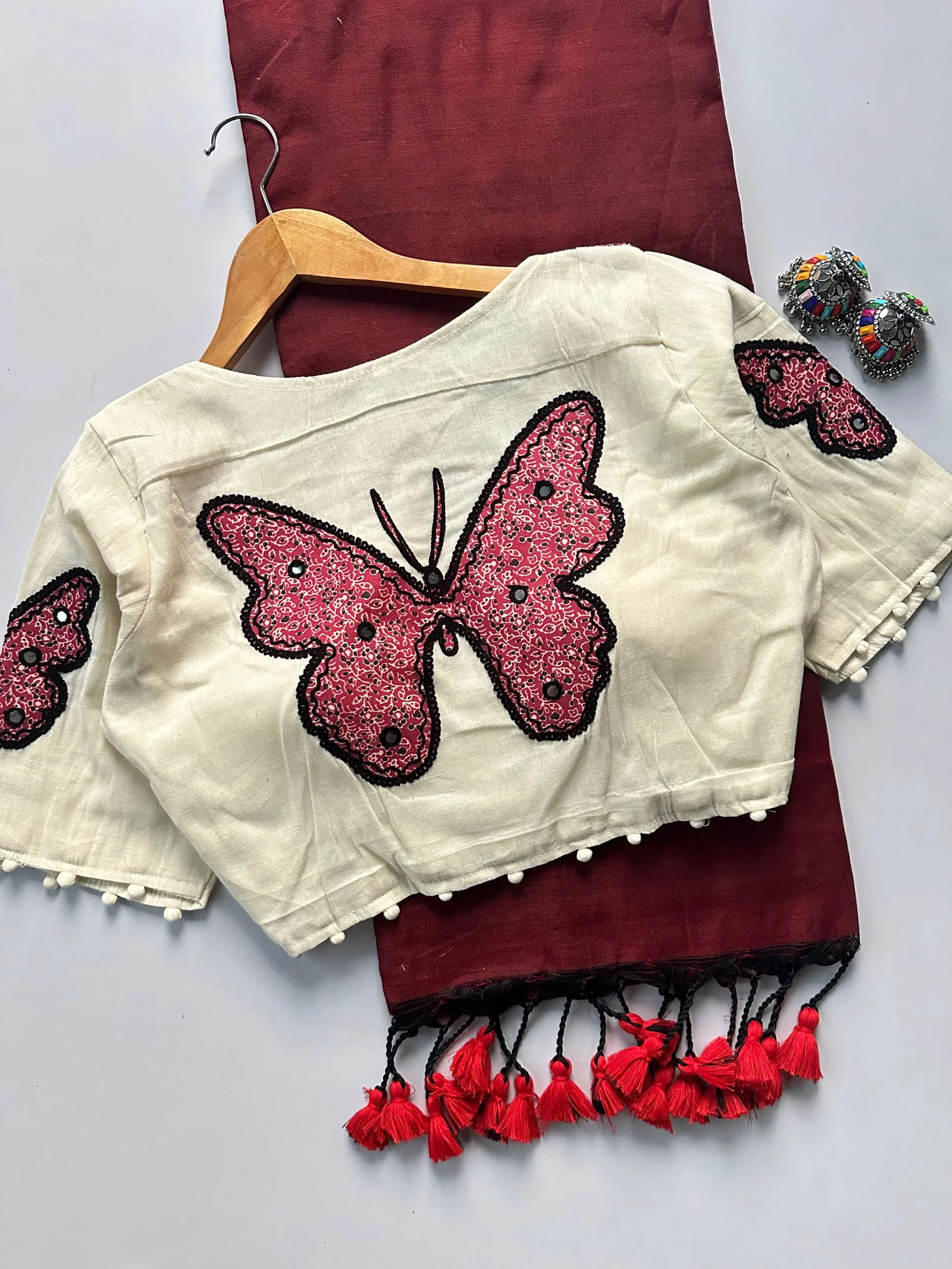 Khadi Vol 5 Cotton Saree with Apllic Blouse Design Collection