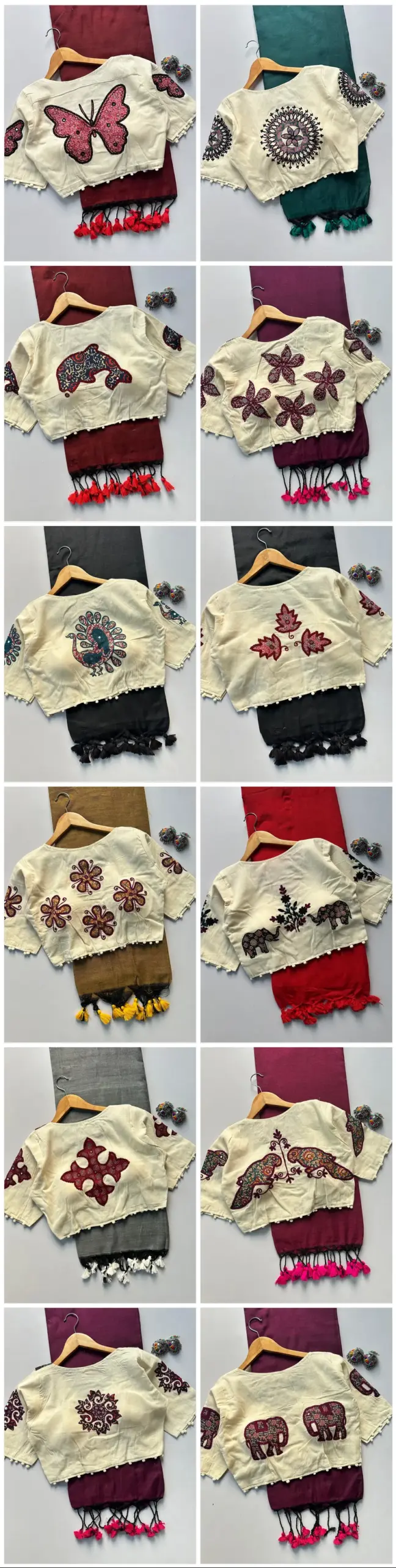 Khadi Vol 5 Cotton Saree with Apllic Blouse Design Collection