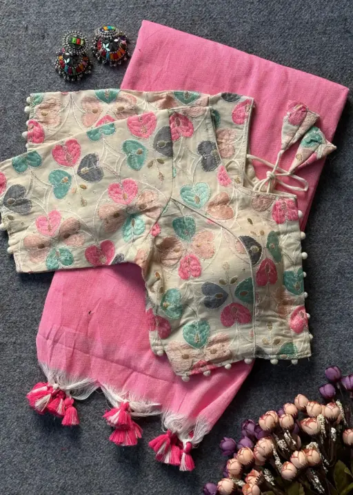 Khadi Vol 7 Cotton Casual Wear Saree with Work Blouse Collection