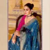 Kimora Rajmahal Banarasi Silk Border Work Festival Wear Saree Collection