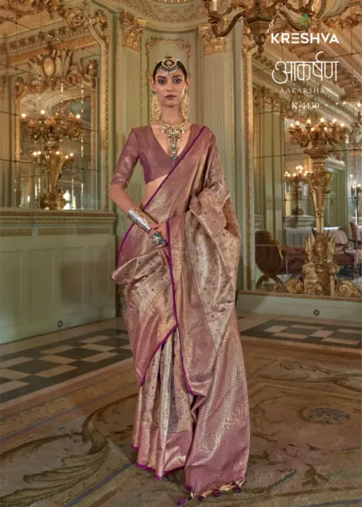 Kreshva Aakarshan Tissue Silk with Traditional Wear Saree Collection