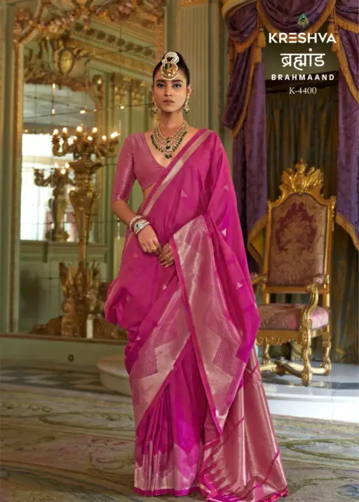 Kreshva Brahmaand Silk Festival Wear Saree Collection
