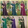 Lt Noor Vol 2 Fandy with Embroidery Work Fancy Saree Collection