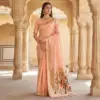 Mb 1111 Organza Silk Woven Butti Motifs Paithani Saree Collection
