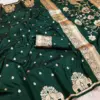 Mb 1209 Banarasi Silk Zari Motifs Saree Collection