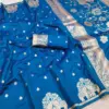 Mb 1209 Banarasi Silk Zari Motifs Saree Collection