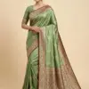 Mb 13 Satin Zari Motifs Festival Wear Saree Collection