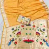 Mb 149 Paithani Silk Golden Zari Embellished Saree Collection