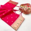 Mb 150 Paithani Silk Woven Work Traditional Saree Collection