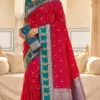 Mb 187 Premium Banarasi Silk Zari Butti Weaving Saree Collection