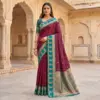 Mb 187 Premium Banarasi Silk Zari Butti Weaving Saree Collection