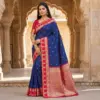 Mb 187 Premium Banarasi Silk Zari Butti Weaving Saree Collection