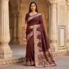 Mb 25 Gajraj Pure Banarasi Silk Zari Motifs Saree Callection