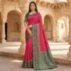 Mb 6134 Silk Blend Pochampalli Ikkat Saree Collection