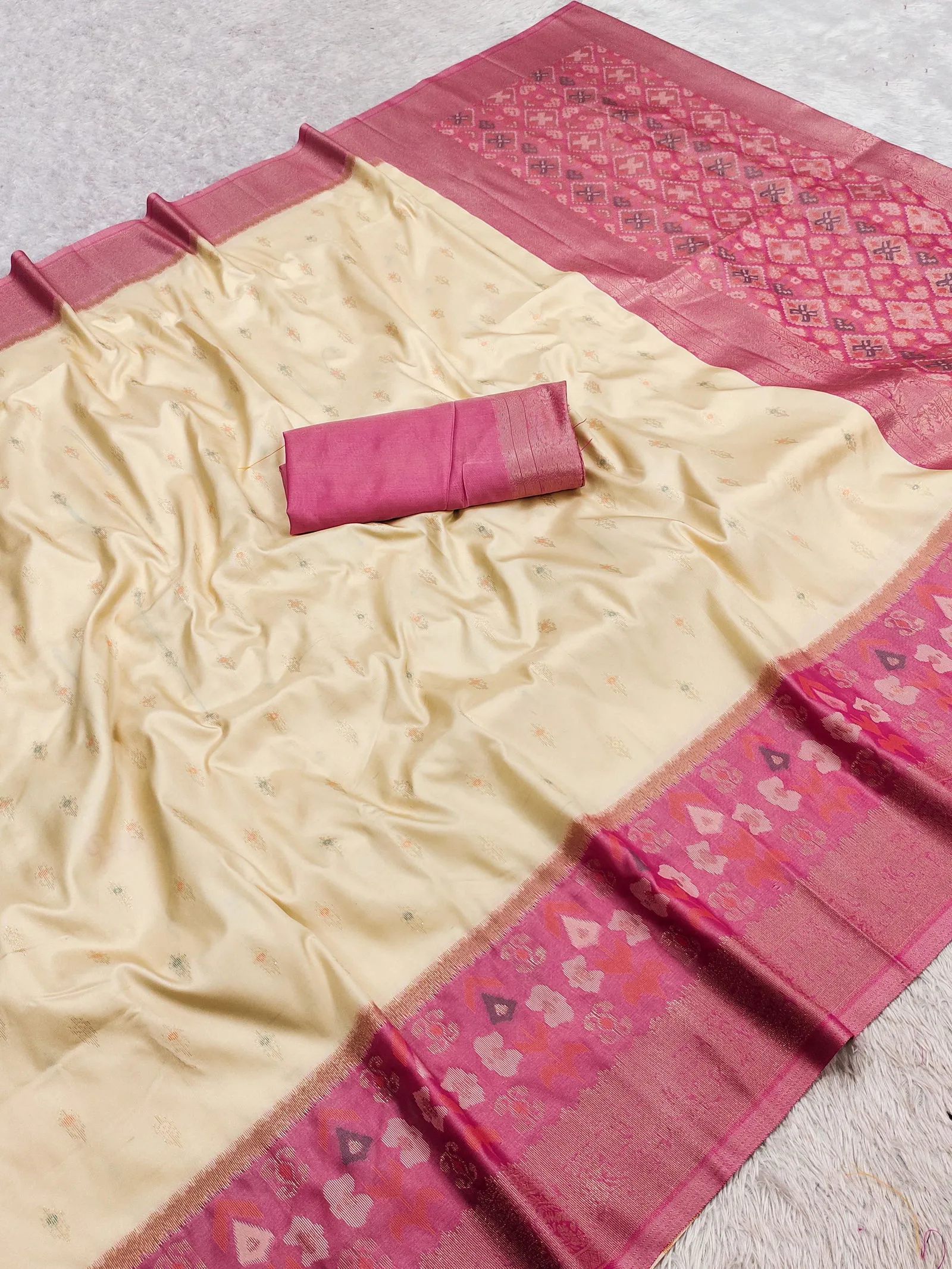 Mb 6140 Pochampalli Silk Blend Ikkat Saree Collection