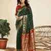 P 206 Silk Woven Work Traditional Wear Saree Collection