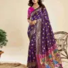 P 207 Silk Woven Work Traditional Wear Saree Collection