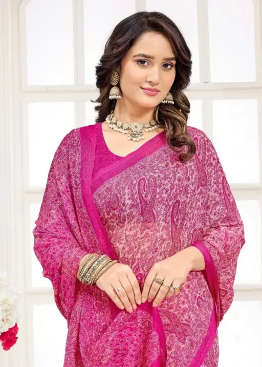 Ruchi Star Chiffon 227 Chiffon Printed Casual Wear Saree Collection