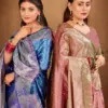 Saroj Vedika Satin Vol 2 Satin Silk Wedding Wear Saree Collection