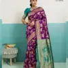 Sethnic Aavira Banarasi Silk with Zari Work Festival Wear Saree Collection
