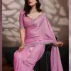 Sethnic Luminah Velvet Satin with Zarkan Border Party Wear Saree Collection