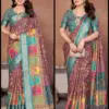 Shc Axita Vol 1 Premium Cotton Silk Kalamkari Printed Saree Collection