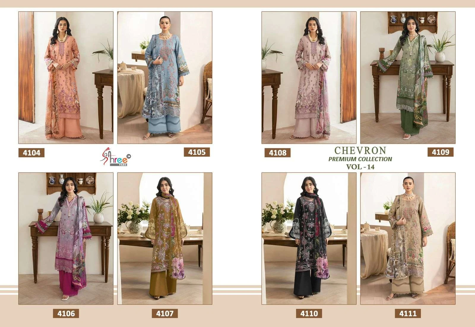 Shree Fab Chevron Premium Collection Vol 14