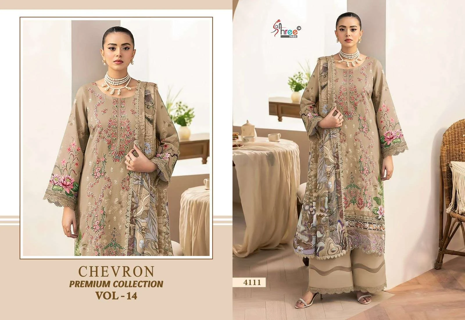 Shree Fab Chevron Premium Collection Vol 14