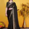 Swarosk Delta Paan Lycra with Lace Border Party Wear Saree Collection