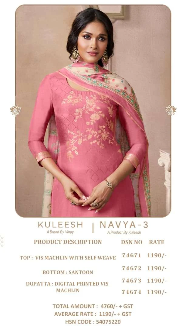 Vinay Fashion Llp Navya Vol 3