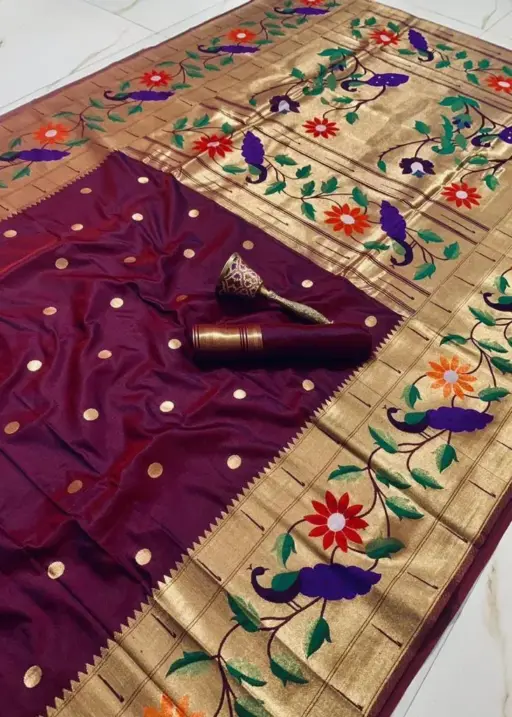 Vt 6089 T Vol 2 Pure Soft Kanchivram Paithani Silk Saree Collection