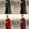 Vt 833 T Georgette Silk Sequence Worked Premium Saree Collection