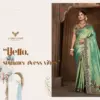 Zarkaashi Morpankh Nylone Tissue Traditional Wear Saree Collection