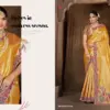 Zarkaashi Morpankh Nylone Tissue Traditional Wear Saree Collection