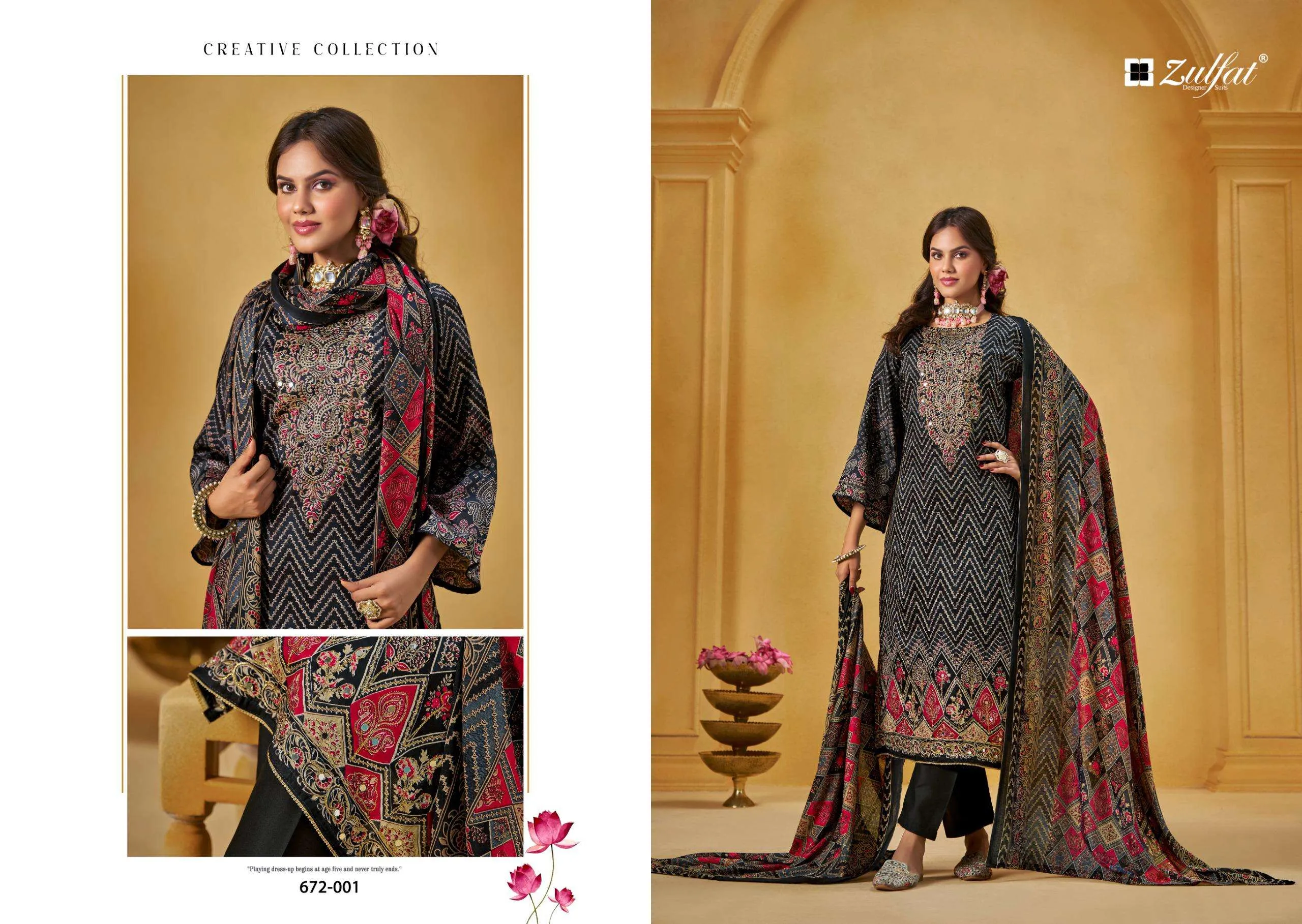 Zulfat Designer Suits S Sajni Vol 9 - Image 2