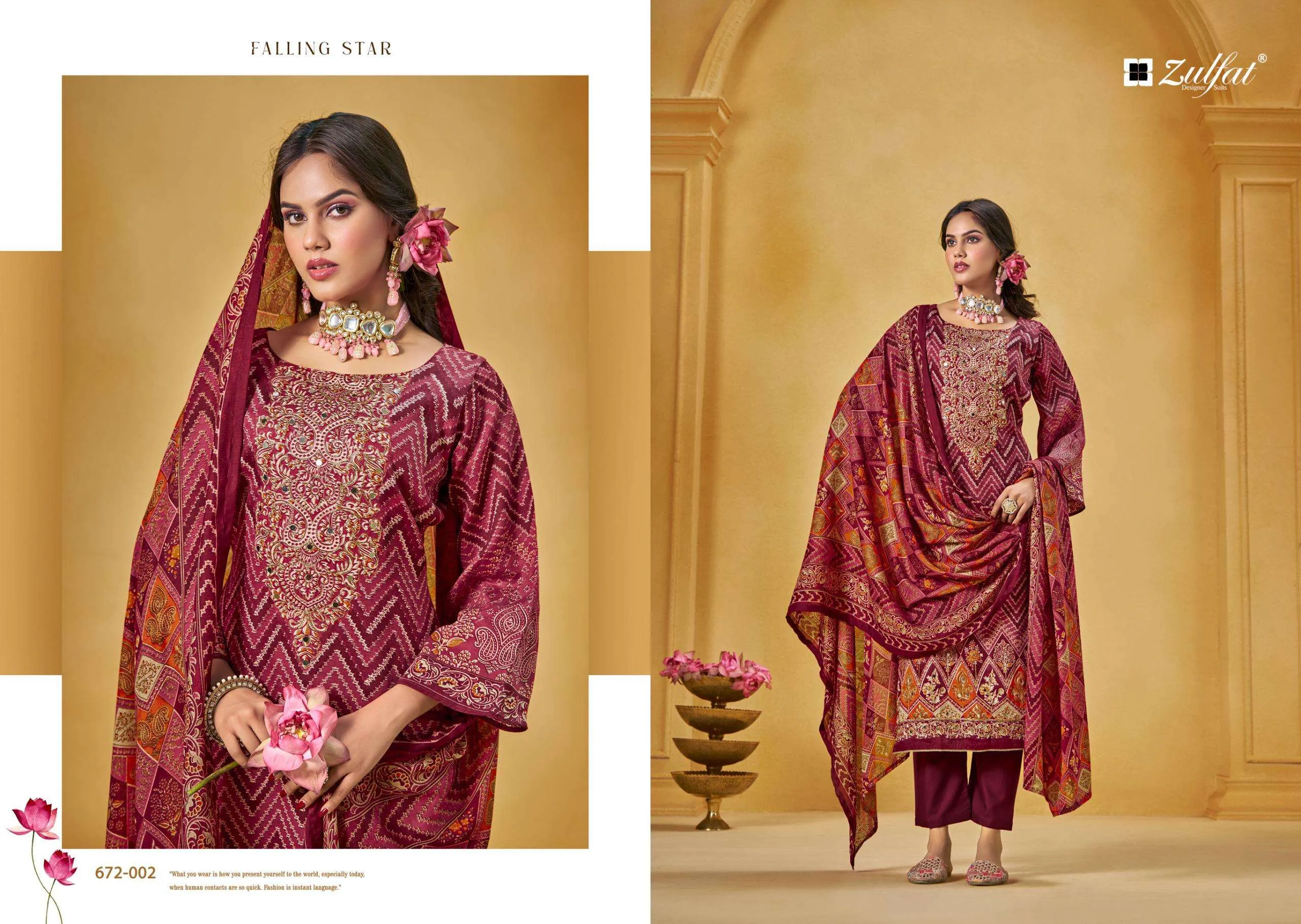 Zulfat Designer Suits S Sajni Vol 9 - Image 3
