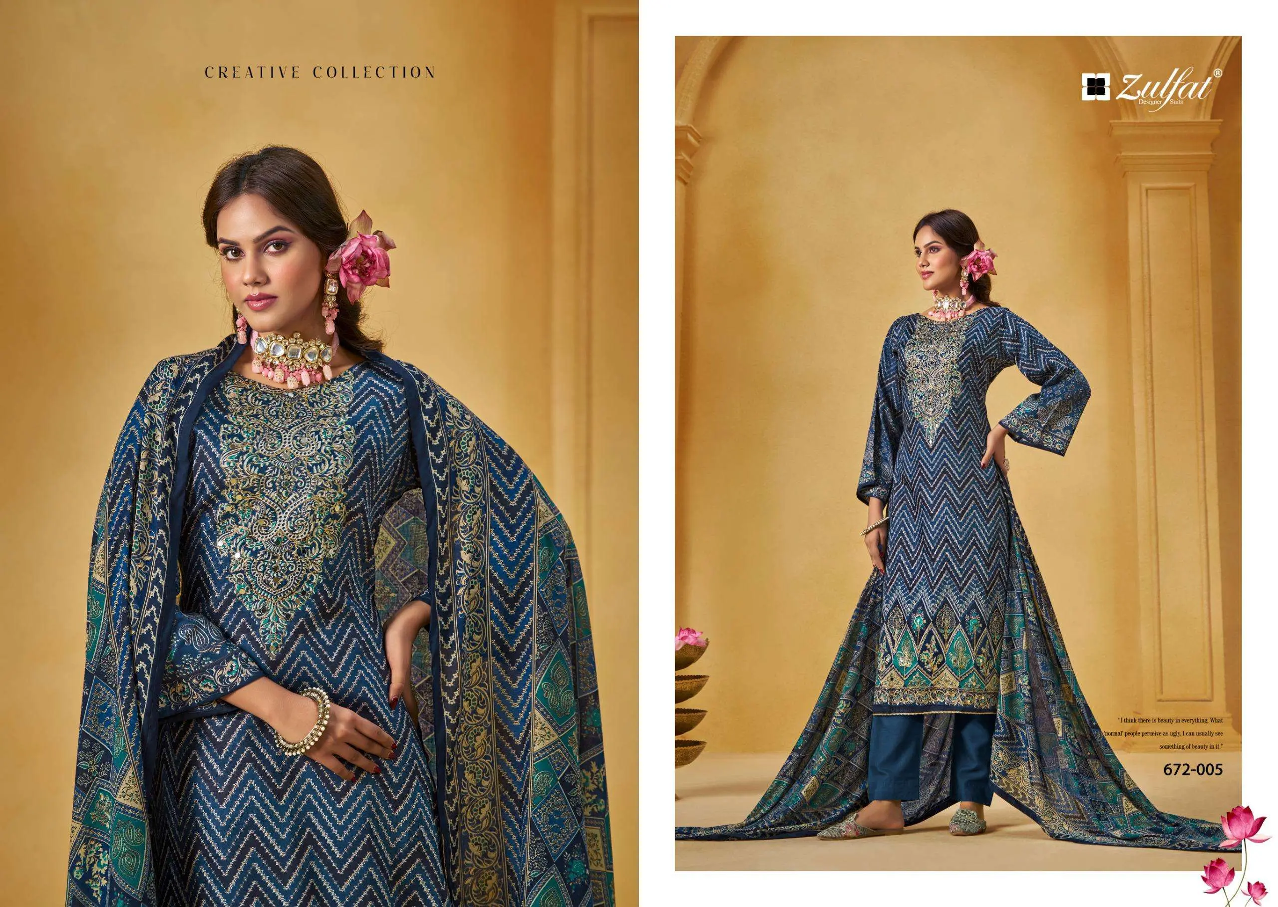Zulfat Designer Suits S Sajni Vol 9 - Image 6
