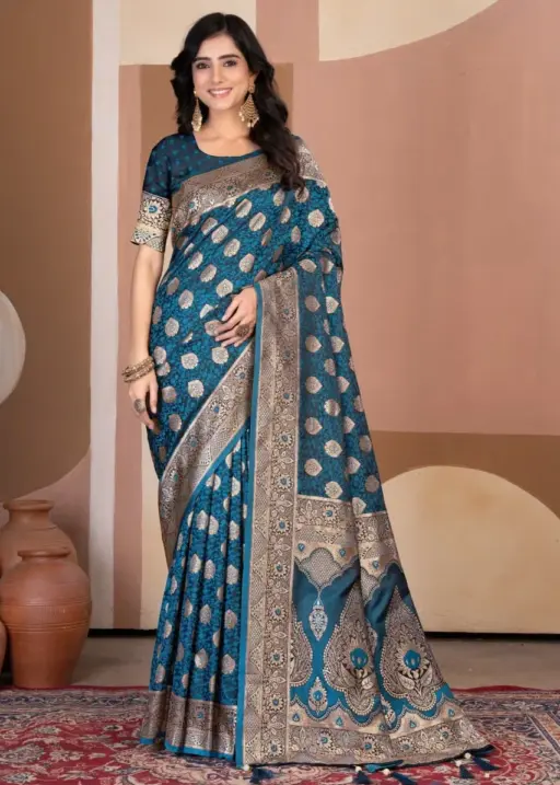 Sf Silk Vol 2 Banarasi Silk Festival Wear Saree Collection