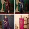 Sm Pari 122 Leem Silk Woven Work Festival Saree Collection